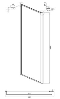 Душевой уголок Ambassador Elysium 111021103KX-90KX 90x90см хром/прозрачное